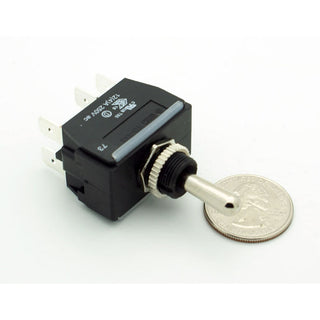 DPDT Waterproof Toggle Switch On-Off-On 16A