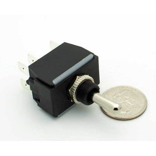 DPDT Waterproof Toggle Switch (On)-Off-(On) 16A