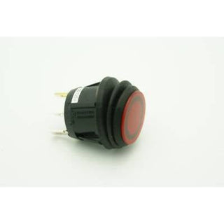 SPST Waterproof Round Rocker Switch (On-Off) 16A Red 110V