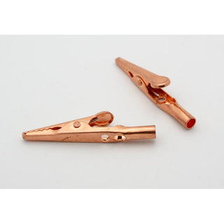 #60 Copper Alligator Clip w/Barrel 10A