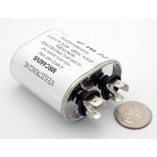 6.0 MFD 440VAC Motor Run Capacitor (Oval Case)