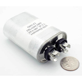 7.5 MFD 440VAC Motor Run Capacitor (Oval Case)