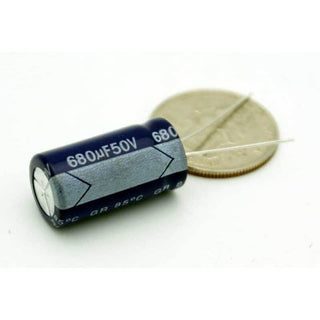 680uF 50 Volt Electrolytic Capacitor