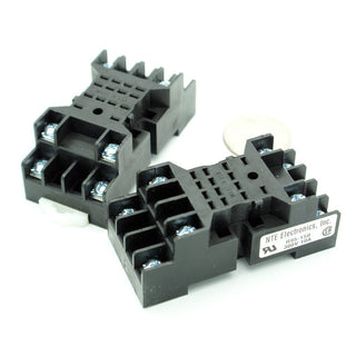 8 Pin Miniature Relay Socket (Screw Terminals)