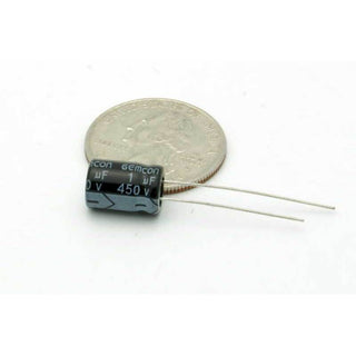 1uF 450 Volt Electrolytic Capacitor