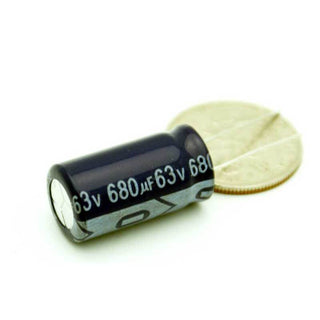 680uF 63 Volt Electrolytic Capacitor