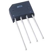 200 Volt 4A Bridge Rectifier Single Phase 4-Pin Inline - NTE5318