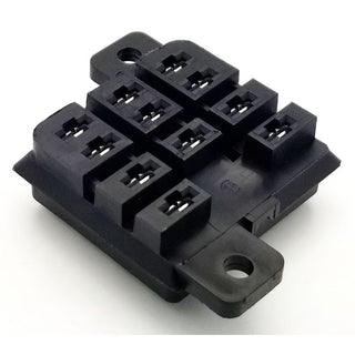 11-Pin Blade Relay Socket - Panel Mount