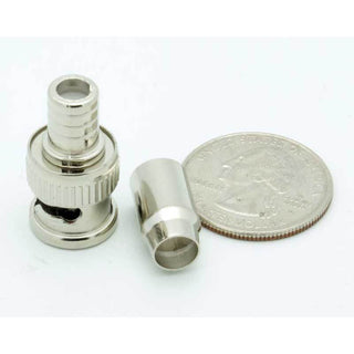 BNC Male 2 Piece Crimp Connector for RG-6