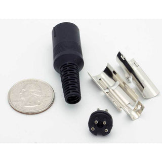 4 Pin DIN Male Inline Plug Connector
