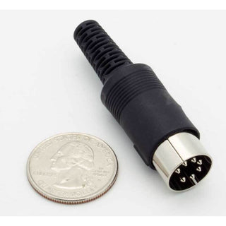 7 Pin DIN Male Inline Plug Connector