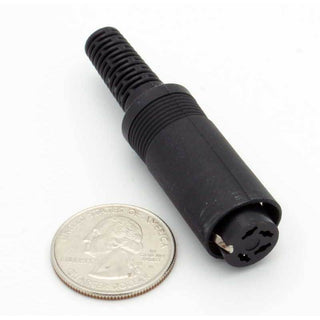 4 Pin DIN Female Inline Jack Connector