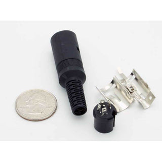 4 Pin DIN Female Inline Jack Connector