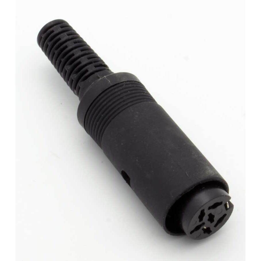 6 Pin DIN Female Inline Jack Connector