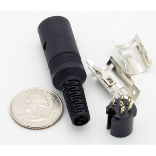 6 Pin DIN Female Inline Jack Connector