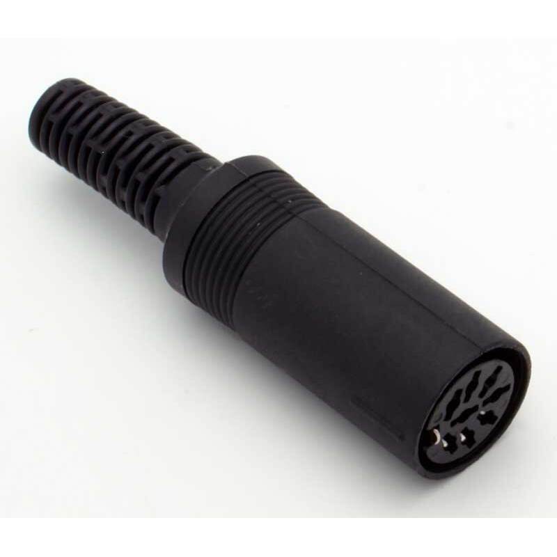 8 Pin DIN Female Inline Jack Connector