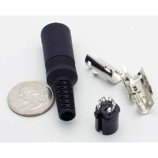 8 Pin DIN Female Inline Jack Connector