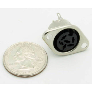6 Pin DIN Female Panel Mount Jack