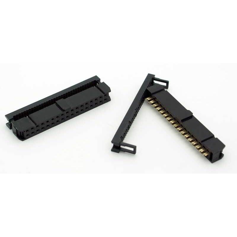 Keyed Connectrors 34 Pin IDC Female Socket Connector 0.1
