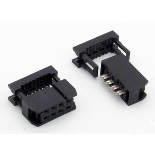 8 Pin IDC Female Socket Connector 0.1"