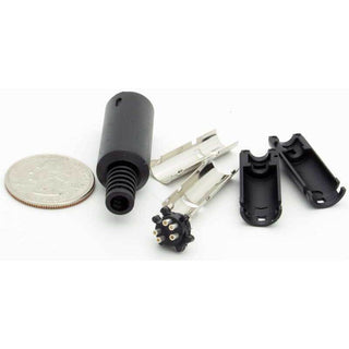 5 Pin Mini-DIN Male Inline Plug Connector