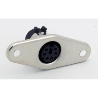 6 Pin Mini-DIN Female Panel Mount Jack