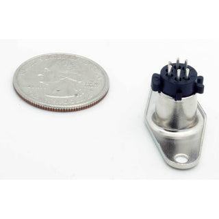 6 Pin Mini-DIN Female Panel Mount Jack