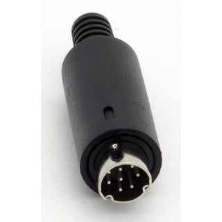 8 Pin Mini-DIN Male Inline Plug Connector