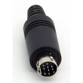 9 Pin Mini-DIN Male Inline Plug Connector