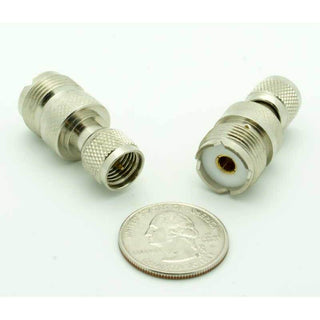 UHF Female - Mini-UHF Male Adapter