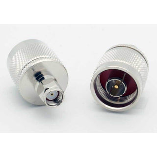 Reverse SMA Male - N Male Adapter