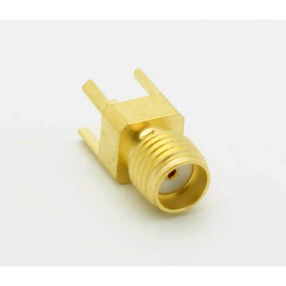SMA Female PC Board Mount Connector - Vertical