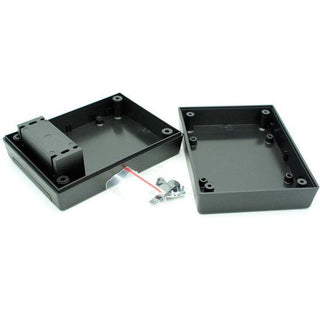Project Case With 9V Battery Compartment - 4.37”L X 3.25” W X1.5”H - Black