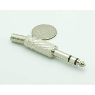 1/4" Stereo Plug Metal