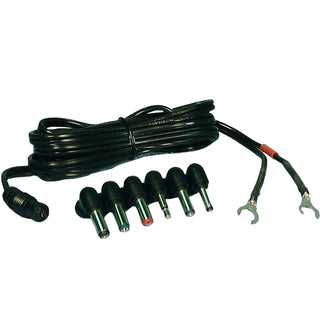 DC Power Extension Cable Kit with 6 Interchangeable Tips