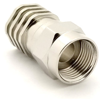 F Crimp Male for RG-6 Quad HEX shaped (RG6)