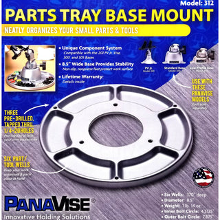 PanaVise Parts Tray Base Mount