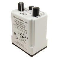 Relay-Dpdt Programmable Time Delay 24-240vac Plus 12-125vdc Repeat Cycle 8-Pin Octal 16 Time Ranges