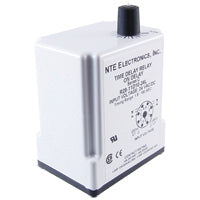 Relay-Delay On Operate Time Delay Dpdt 10amp 120vac 8-Pin Octal Plug-In 0.1-10 Second Range