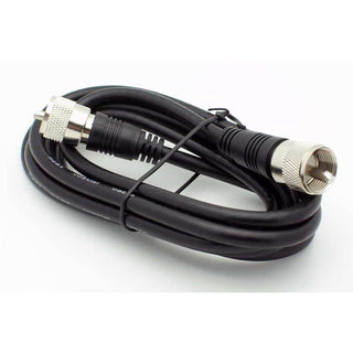 20' 50 Ohm UHF Male - UHF Male (PL-259) Cable - RG-8X