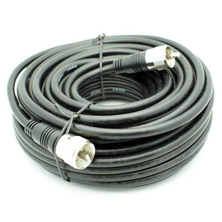 50' 50 Ohm UHF Male - UHF Male (PL-259) Cable - RG-8X