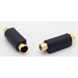 S-Video - RCA Composite Adapter Male - Female