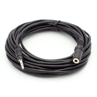 25' 3.5mm Male-Female Stereo Extension Cable