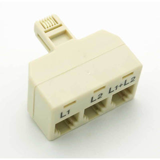 RJ-11 2 Line Telephone Splitter/Breakout