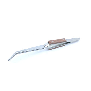 Curved Cross Action Tweezers