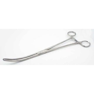10" Curved Tip Forceps / Hemostat - Stainless Steel