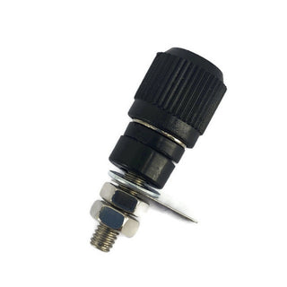 Black Binding Post - Panel Mount Wire Terminal Connector