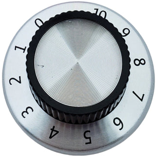 Numbered 37 mm Aluminum Potentiometer Control Knob