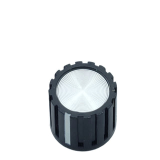 Compact Black Potentiometer Knob for 1/4 Inch Shaft