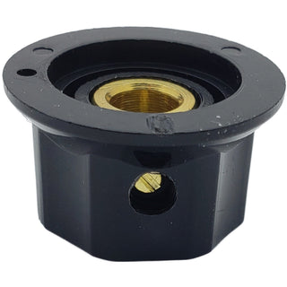 Black Moog-Style Potentiometer Knob for 1/4 Inch Shaft
